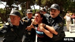 Detained Baku Protester