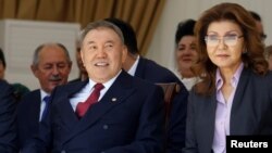Президент Казахстана Нурсултан Назарбаев с дочерью Даригой Назарбаевой.