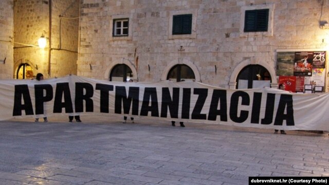 Sa jednog od protesta protiv izgradnje na Srđu