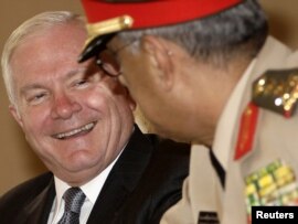 U.S. Defense Secretary Robert Gates (left) was in Saudi Arabia on March 10, where he met with Saudi field marshal Saleh al-Muhaya, the chief of General Staff of the Saudi Arabian Army.