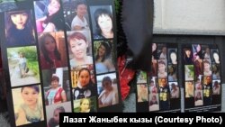 Мәскеуде 27 тамызда баспаханада болған өрттен қаза тапқан әйелдер.