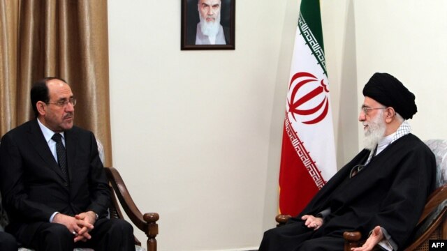 المالكي يلتقي خامنئي -طهران23نيسان