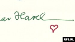 Vaclav Havel Signature