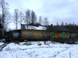 Родной дом Коли Костина, посёлок Октябрьский Вологодской области