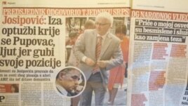Optužbe Josipovića na račun Pupovca u hrvatskim novinama