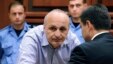 Former Georgian Prime Minister Vano Merabishvili attends a preliminary hearing of his case at the court in Kutaisi on May 22.