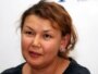 Джамиля Джакишева, жена Мухтара Джакишева, на пресс-конференции в Алматы. 22 июля 2009 года.
