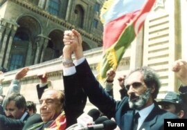 Prezident Elçibəy «Azadlıq» meydanında. 23 iyun 2008