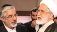 مهدی کروبی (راست) و میرحسین موسوی.