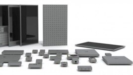 Phonebloks смартфонының бөлшектері. Көрнекі сурет.
