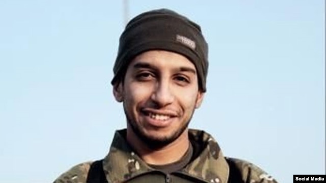 Абдельхамид Абаауд, подозреваемый в организации терактов 13 ноября 2015 года в Париже.