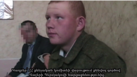 Валерий Пермяков во время допроса, Гюмри, 22 января 2015 г․