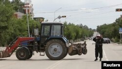 В районе оцепления в городе Актобе. 10 июня 2016 года.