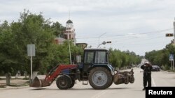 В городе Актобе в день проведения полицейской операции. 10 июня 2016 года.