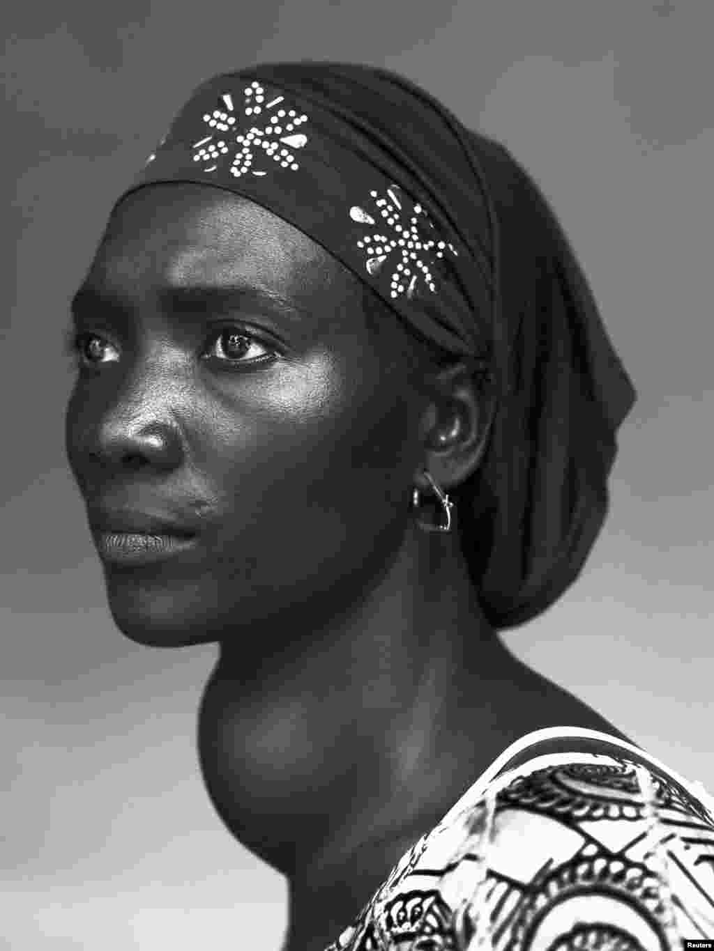 Stephan Vanfleteren of Belgium, a Panos photographer working for Mercy Ships/De Standaard, won first prize in the People -- Staged Portraits Stories category with the series "People of Mercy, Guinea." This picture shows Makone Soumaoro, 30, who has a goiter, in Conakry.