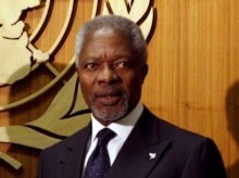 UN -- Secretary-General Kofi Annan, in New York, 09Aug2006
