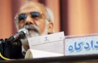 A judge in Tehran hands down a verdict (undated Fars file photo)