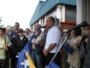 Bivši logoraši na obilježavanju 18 godina od zatvaranja Omarske, 6. avgust 2010, foto: Erduan Katana
