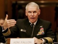Admiral William Fallon endorsed the new command in Senate testimony last month (epa)