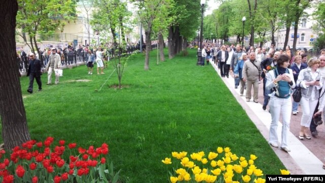 Мәскеудегі "халық серуені". 13 мамыр 2012 жыл.