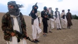 Taliban fighters in Afghanistan in September