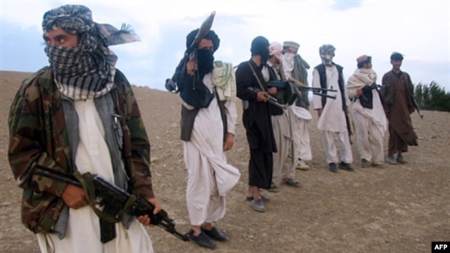 Taliban fighters in Afghanistan in September