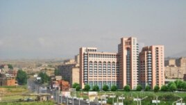 Armenia -- A new residential building in Yerevan's Davitashen district.