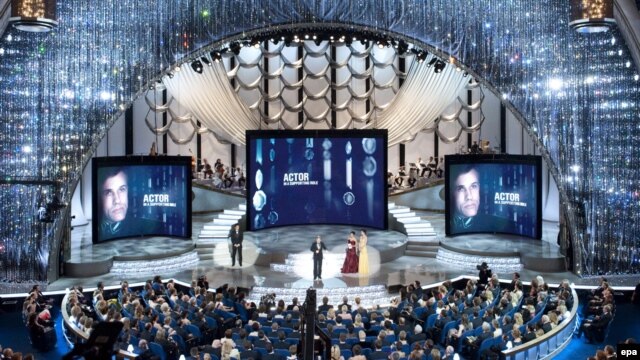 A scene from the 82nd Annual Academy Awards in Hollywood in 2010