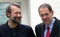 Supreme National Security Council Secretary Ali Larijani (left, with the EU's Javeir Solana) said the proposal contains \