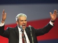 Serbian President Boris Tadic calls a nationalist-socialist coalition a \