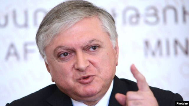 Armenia - Foreign Minister Edward Nalbandian at a news conference in Yerevan, 11Sep2012.