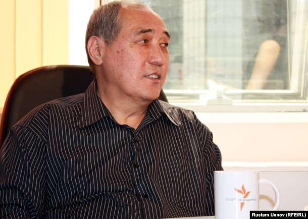 Sport jurnalisi Qwralbek Ordabaev. Almatı, 10 säuir 2013 jıl.