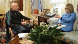 Takimi Hillary Clinton - Hamid Karzai në Uashington