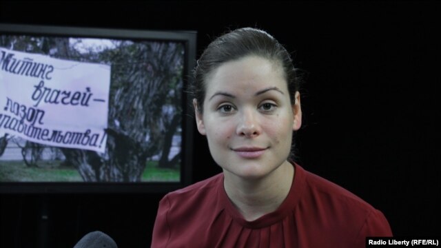 Russian politician Maria Gaidar