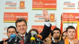 Predsednički kandidat Gjorge Ivanov nakon prvog izbornog kruga