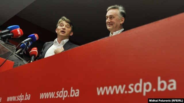 Željko Komšić i Zlatko Lagumdžija u martu 2012.
