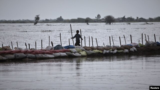 Pakistan's Sindh province has been badly affected by flooding in recent years. (file photo)