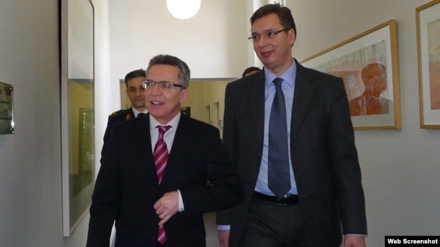 Guido Westerwelle i Aleksandar Vučić, foto: novosti.rs