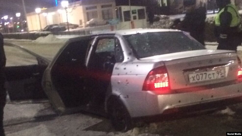 Kadyrov said in a post on the social-media network Instagram on December 18 that during the overnight clash, gunmen fired at police who tried to stop their vehicle.