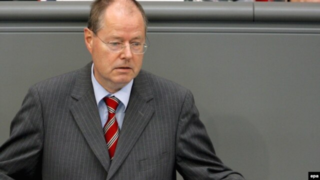 Germany's Peer Steinbrueck and his fellow Europeans are "bewildered" by the U.S. approach.