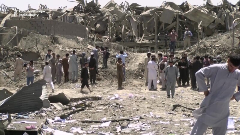 Truck Bomb Strikes Kabul Compound; Militants, One Officer Killed