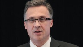 Belarusian Foreign Ministry spokesman Andrey Savinykh (file photo)