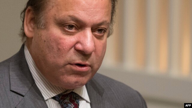 Pakistani Prime Minister Nawaz Sharif