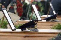 Members of the crew aboard the crashed Russian passenger plane were buried on August 30 (ITAR-TASS)