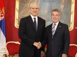 Predsednici Boris Tadić i Hajnc Fišer