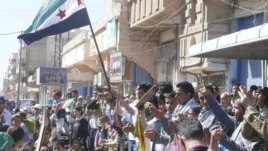 متظاهرون كرد في سوريا