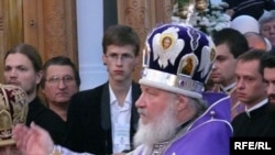Russian Patriarch Kirill I during a recent trip to Belarus