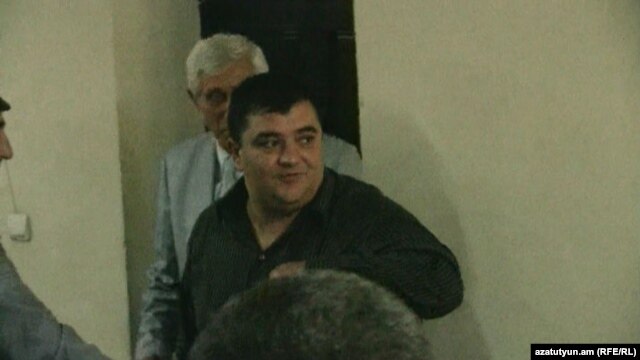 Armenia -- Lieutenant-Colonel Vartan Samvelian goes on trial in Yerevan, 25Sep2012.