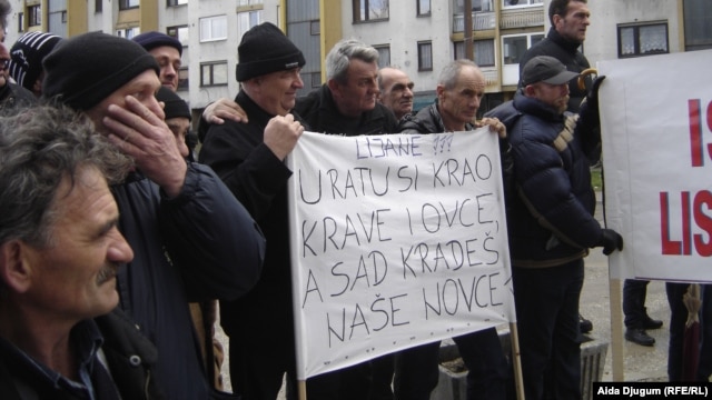 Protest poljoprivednika, Sarajevo, 14. januar 2013.