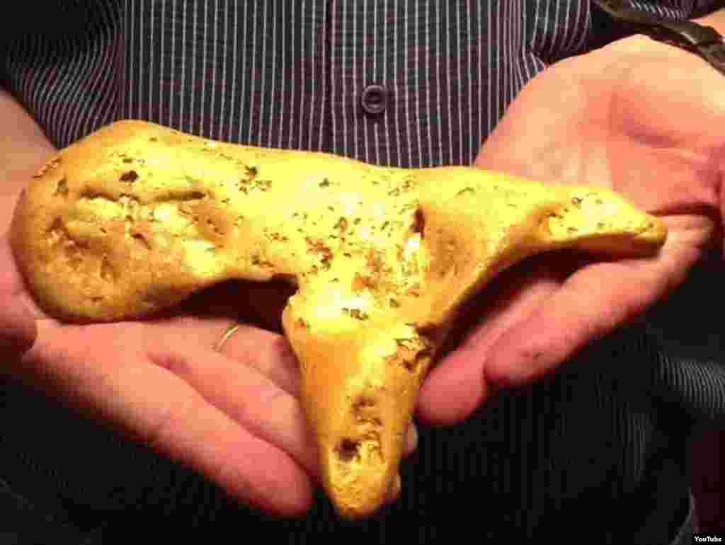 An amateur prospector using a simple metal detector found a 5.5 kilogram gold nugget, expected to fetch more than $300,000 at auction, near the town of Ballarat in Australia.